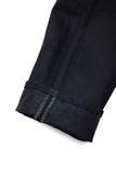 GD111 SLIM STRAIGHT | Raw 14 Oz Denim - Total Black