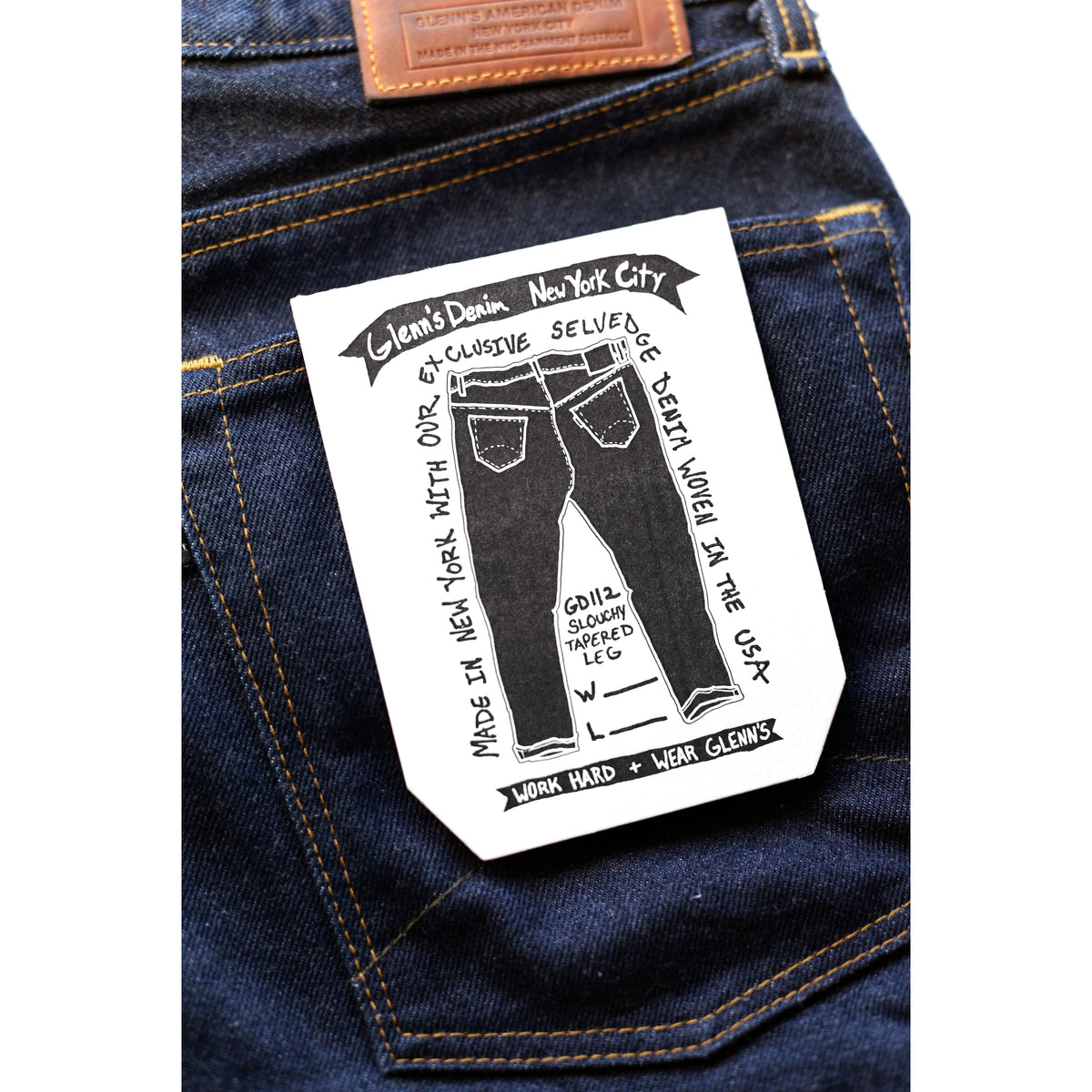 Indigo Sankuzushi Jacquard Denim Pegtop Pants – 45R GLOBAL