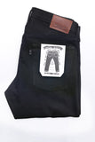 GD111 SLIM STRAIGHT | Raw 14 Oz Denim - Total Black