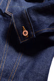GD211 SLIM TRUCKER JACKET | Raw 14 Oz Denim - Vivid Indigo