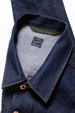 GD211 SLIM TRUCKER JACKET | Raw 14 Oz Denim - Vivid Indigo