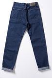 GD112 SLOUCHY TAPERED | Washed 13 Oz Selvedge Denim - Classic Indigo