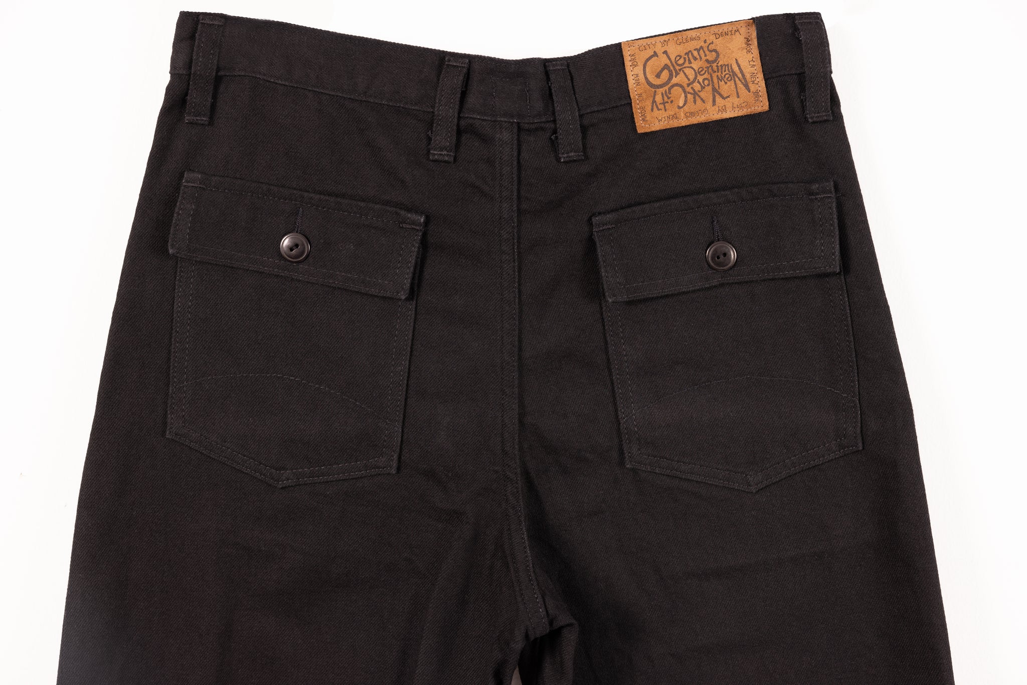 GD412 JEANS PANT|12Oz BULL DENIM Black – Glenn's Denim GD412 JEANS PANT|12Oz BULL DENIM Black – Glenn's Denim
