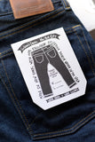 GD111 SLIM STRAIGHT | Raw 13 Oz Selvedge Denim - Classic Indigo