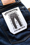 GD110 SLIM TAPERED | Washed 13 Oz Selvedge Denim - Classic Indigo