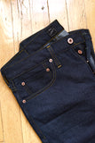 GD111 SLIM STRAIGHT | Raw 13 Oz Selvedge Denim - Classic Indigo