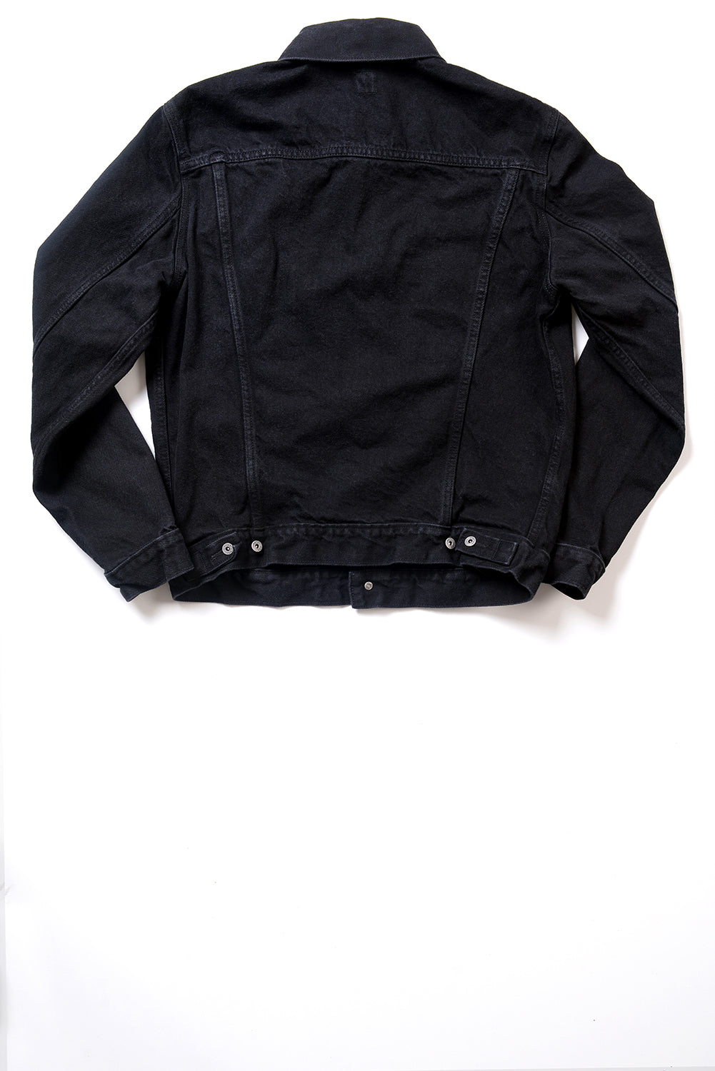 GD211 SLIM TRUCKER JACKET | Washed 13 Oz Selvedge Denim
