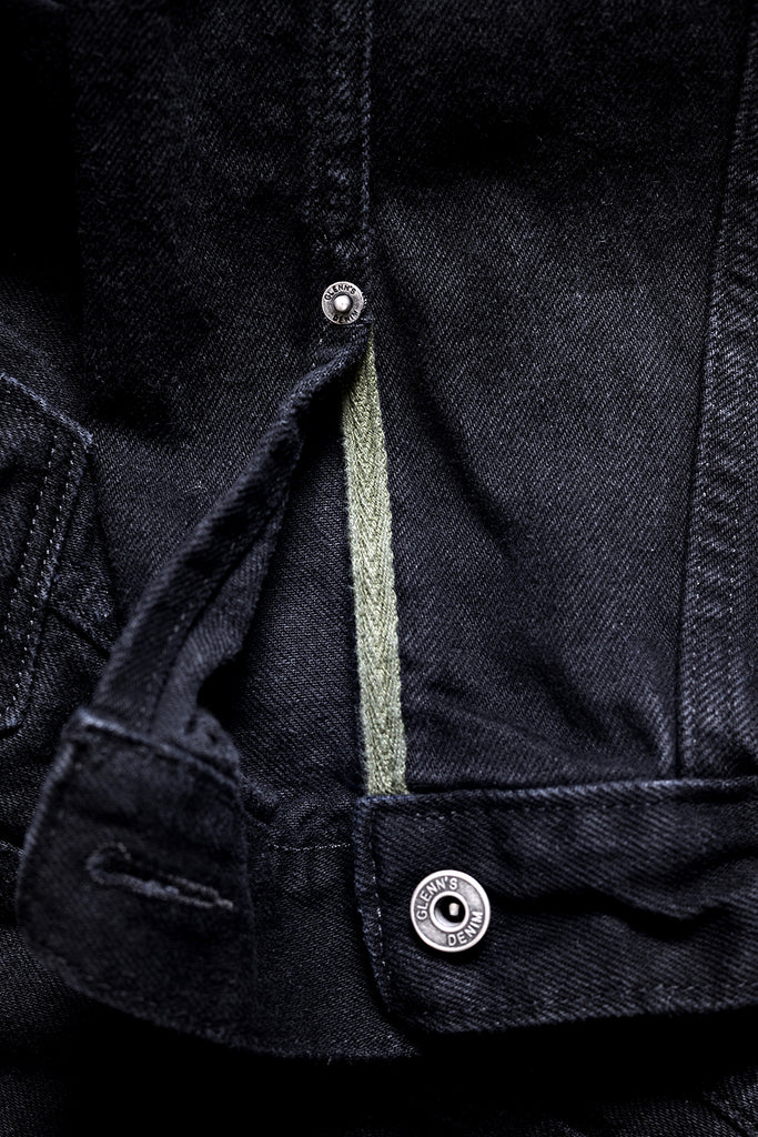 GD211 SLIM TRUCKER JACKET | Washed 13 Oz Selvedge Denim