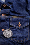 GD211 SLIM TRUCKER JACKET | Washed 14 Oz Denim - Vivid Indigo