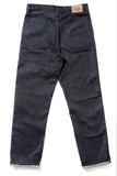 GD113 RELAXED WIDE LEG | Raw 13 Oz Selvedge Denim - Ash Black