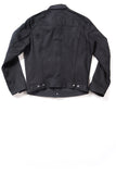 GD211 SLIM TRUCKER JACKET | Raw 14 Oz Denim - Total Black