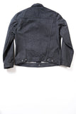 GD211 SLIM TRUCKER JACKET | Raw 13 Oz Selvedge Denim - Ash Black