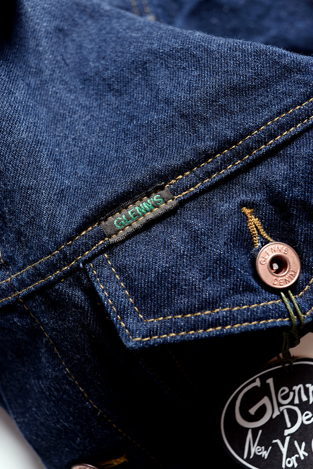 GD212 RELAXED TRUCKER JACKET | Washed 13 Oz Selvedge Denim