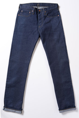 GD110 SLIM TAPERED | Raw 13 Oz Selvedge Denim - Classic Indigo