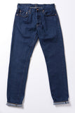 GD110 SLIM TAPERED | Washed 13 Oz Selvedge Denim - Classic Indigo