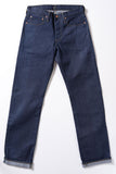 GD111 SLIM STRAIGHT | Raw 13 Oz Selvedge Denim - Classic Indigo