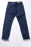 GD111 SLIM STRAIGHT | Washed 13 Oz Selvedge Denim - Classic Indigo