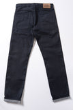 GD111 SLIM STRAIGHT | Raw 13 Oz Selvedge Denim - Ash Black