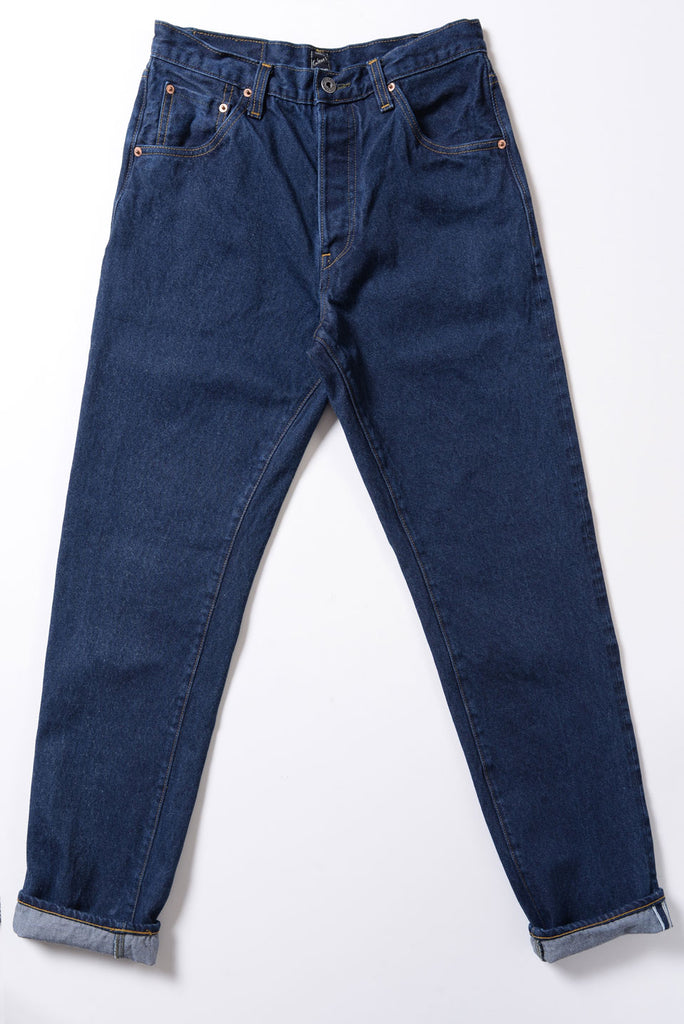 GD112 SLOUCHY TAPERED | Washed 13 Oz Selvedge Denim