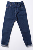 GD112 SLOUCHY TAPERED | Washed 13 Oz Selvedge Denim - Classic Indigo